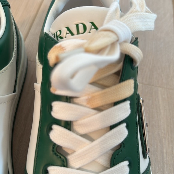 PRADA SZ 39 | NWT | Pristine except ☕️spilled on the lace on right shoe. - Picture 8 of 9